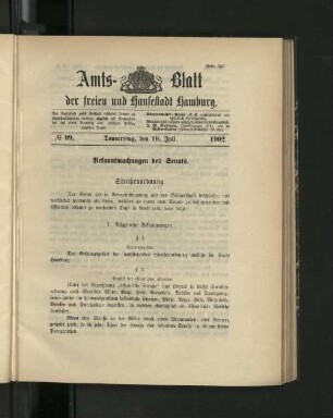 No. 99. 10. Juli. 1902.