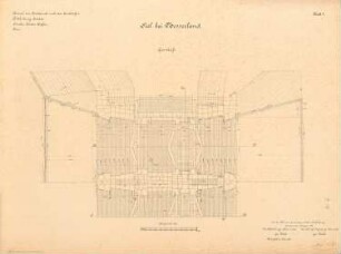 Dortmund-Ems-Kanal. Nesserlander Siel, Emden: Grundriss 1:100