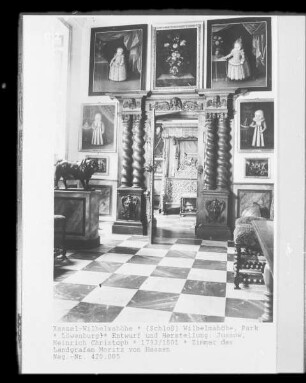 Löwenburg — Appartement des Landgrafen — Schlafgemach & Raum 60