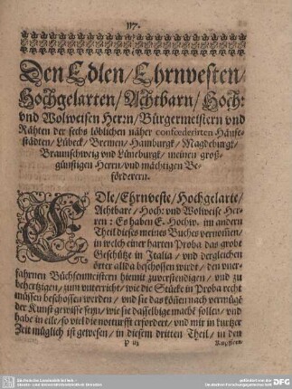 Von der Büchsenmeisterey der dritte Theil.