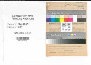 Entnazifizierung Erich Schunke , geb. 15.04.1913 (Ingenieur)
