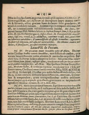 Locus VII. de Peccato