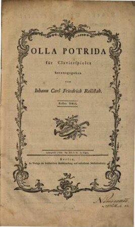 Olla potrida : für Clavierspieler. 1