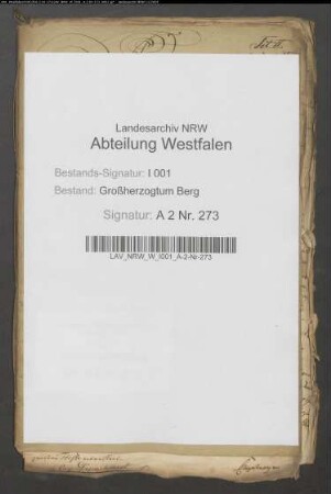 Die katholische Pfarrstelle zu Niederhemer