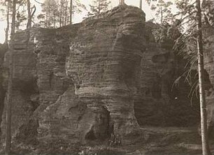 Nordböhmen. Elbsandsteingebirge. Tyssaer Wände (Tyské steny)