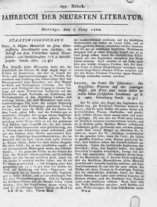 1802-06-07 : 295. Stück