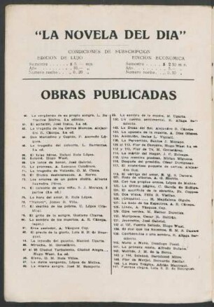 Obras públicadas