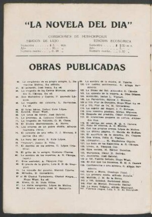 Obras públicadas