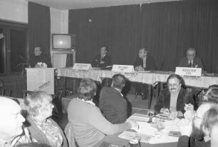Oberreuter Bürgerforum des Bürgervereins Oberreut zur Bundestagswahl am 6. März 1983 in der Oberreut-Gaststätte