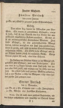 Fünfter Versuch