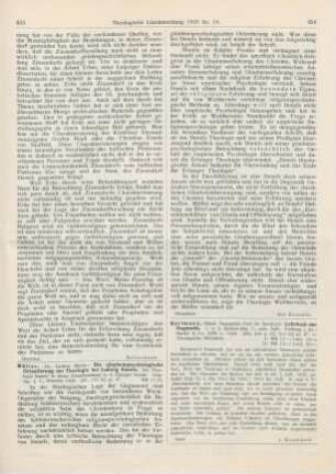 454 [Rezension] Bartmann, Bernhard, Lehrbuch der Dogmatik. 7., verb. Aufl
