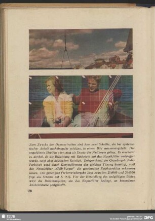 Agfacolor-Mosaikfilter und Farbsteuerung