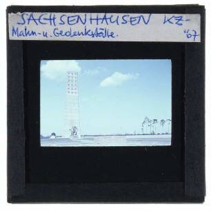 Sachsenhausen, ehem. Konzentrationslager,Sachsenhausen, ehem. Konzentrationslager, Mahnmal der Gedenkstätte