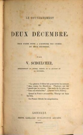 Histoire des crimes du 2 Décembre, 3