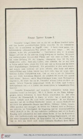 25: Franz Xaver Kraus †