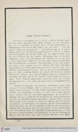 25: Franz Xaver Kraus †