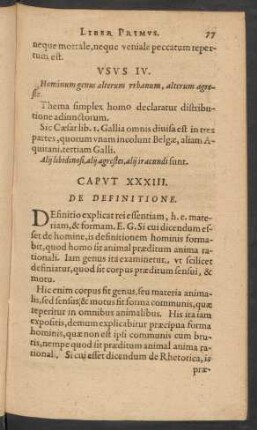 Caput XXXIII.