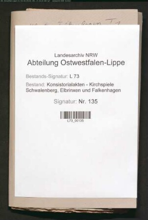 Teilung des Klosters Falkenhagen zwischen Lippe und Paderborn, Generalia
