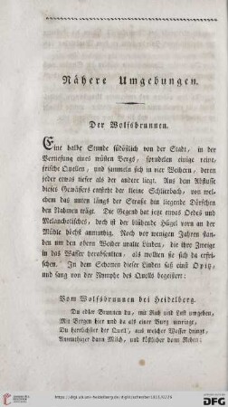 Nähere Umgebungen