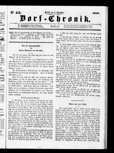 Titelseite einer Zeitung