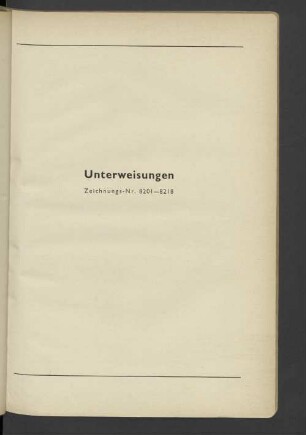 Unterweisungen