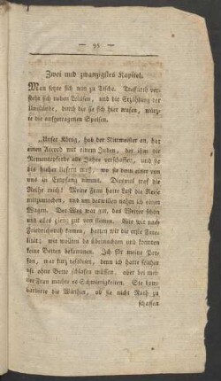 Zwei und zwanzigstes Kapitel
