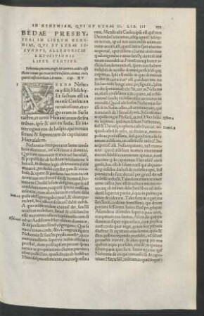 Bedae Presbyteri In Librum Nehemiae, Qui Et Ezrae Secundus ... Liber Tertius.