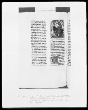 Brevier aus Namur — Der ungläubige Thomas, Folio 387verso