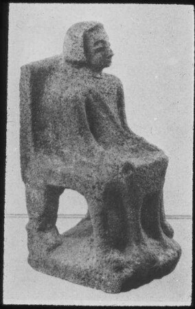 Tell el-Kedah, Götterstatue aus Kann. Tempel, Area H