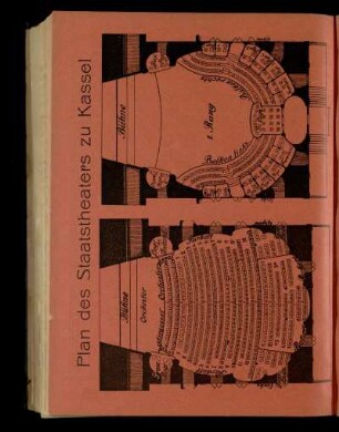 Plan des Staatstheaters zu Kassel