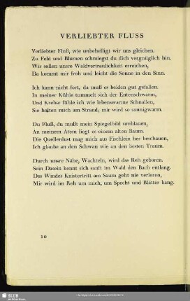 Verliebter Fluss