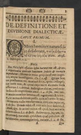 De Definitione Et Divisione Dialecticae.