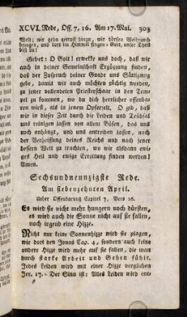 303-316, Sechsundneunzigste Rede. - Neunundneunzigste Rede.