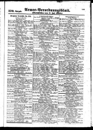 570. Ausgabe. Samstag, 3. Juli 1915
