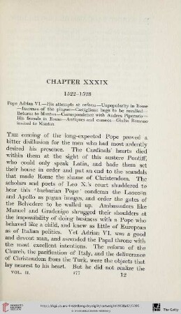 Chapter XXXIX: 1522-1523