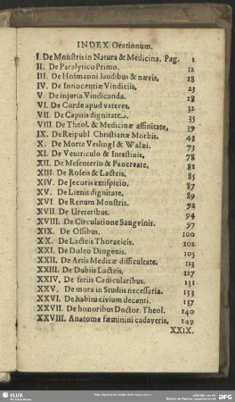 Index Orationum