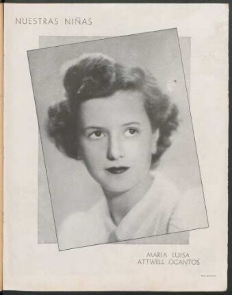 Nuestras niñas : María Luisa Attwell Ocantos