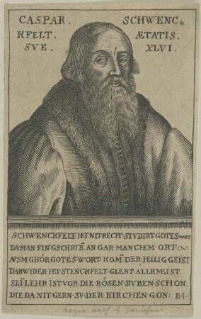 Bildnis des Kaspar von Schwenkfelt