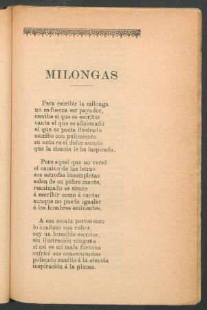 Milongas