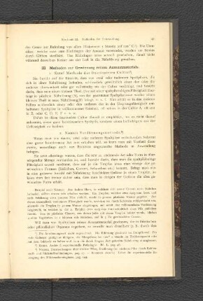 III. Methoden zur Gewinnung reinen Aussaatmaterials.