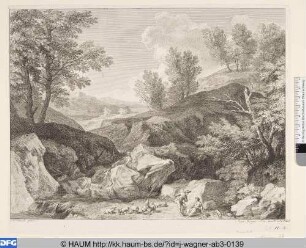 Landschaft mit Hirte und Hirtin