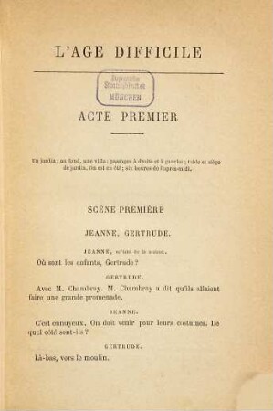 L'Âge difficile