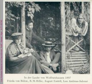 Lou Andreas-Salomé mit FreundInnen