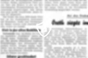 Schwer geschleudert