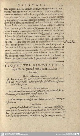 Sequuntur Paucula Dicta...