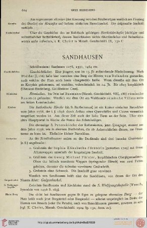 ⟦Sandhausen⟧