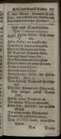 Lob- und Danck-Lieder