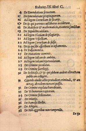 In hoc enchridio haec insunt Rubricae omnes caesarei ac pontificii iuris : Titulus de verborum et rerum significatione ex Pandectis