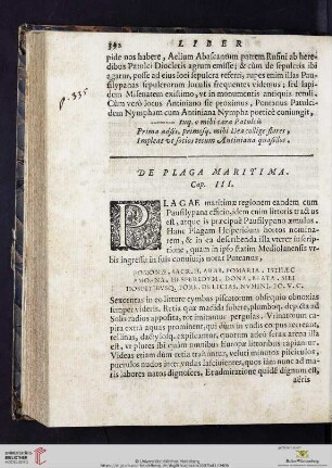 Cap. III: De Plaga Maritima