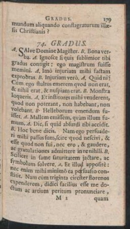 74. Gradus